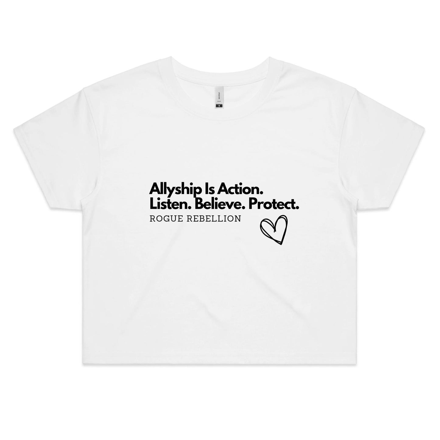 Allyship In Action - Crop Tee