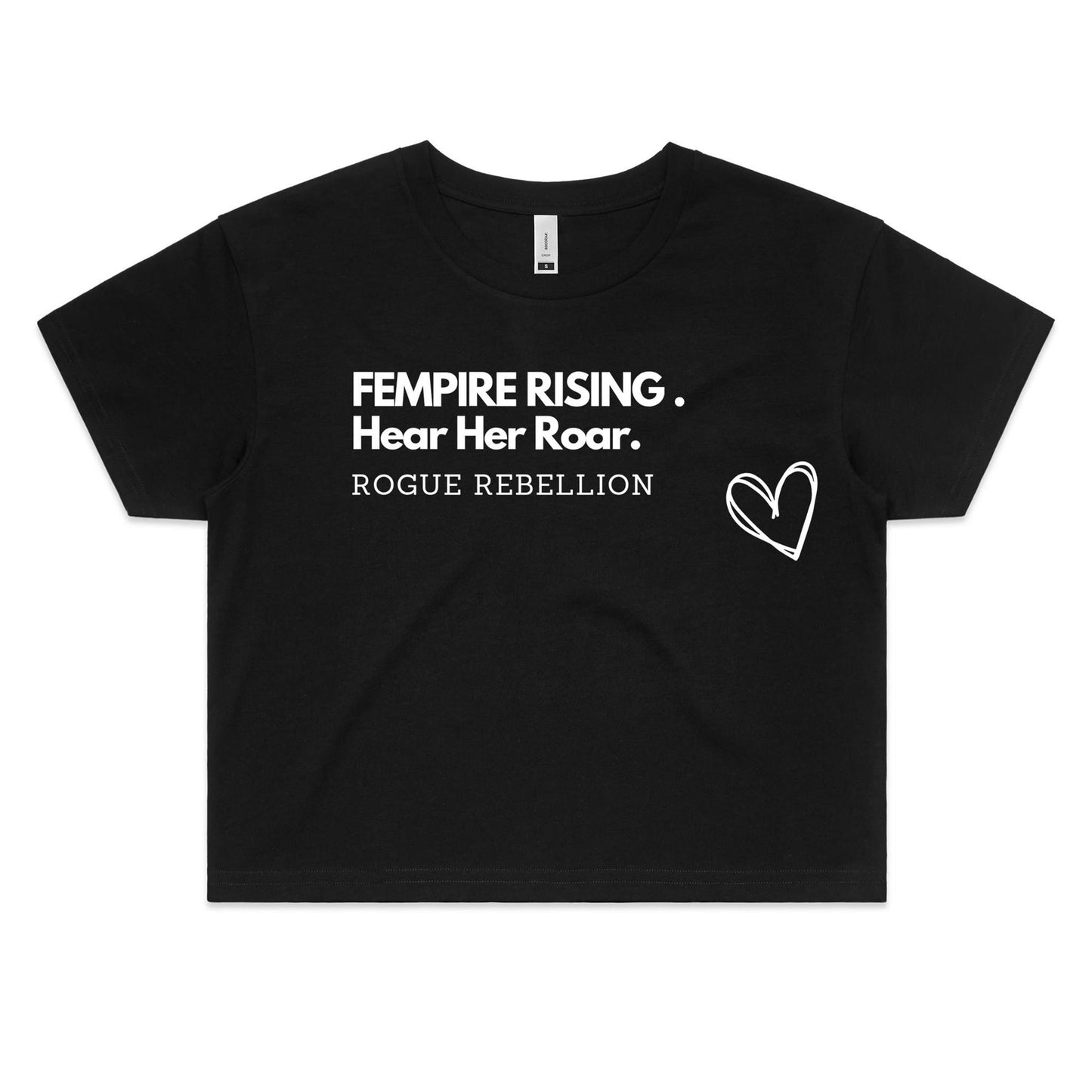 Fempire Rising - Women's Crop Tee