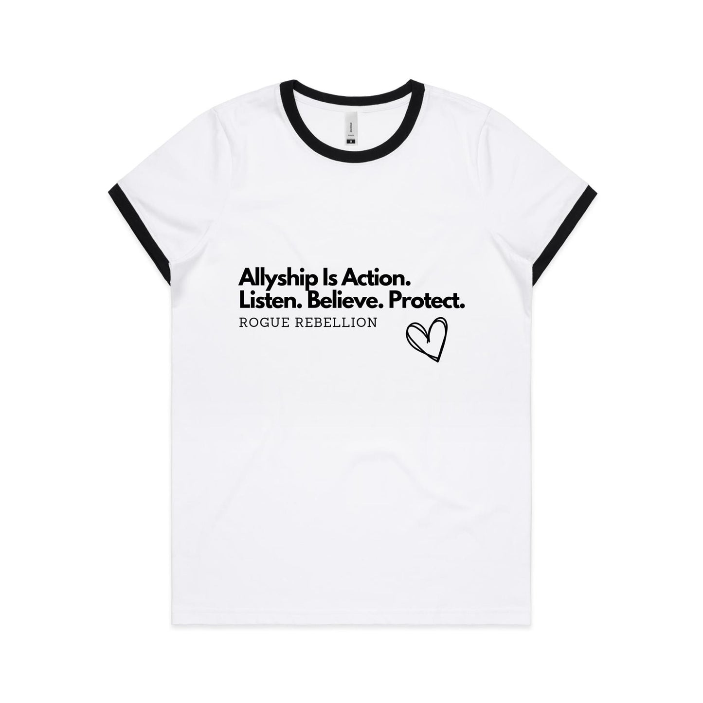 Allyship In Action - Ringer Tee