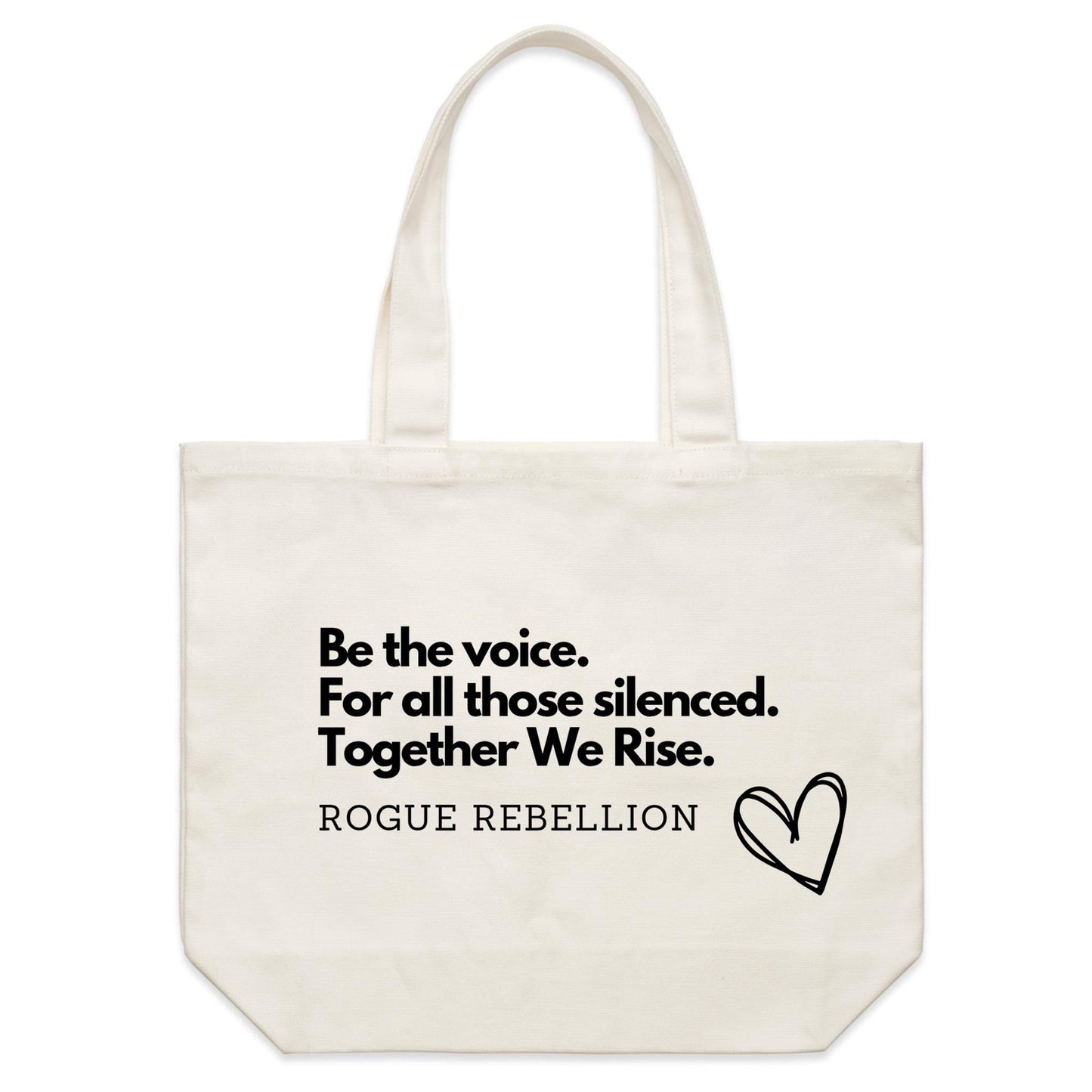 Be the Voice - Shoulder Canvas Tote Bag