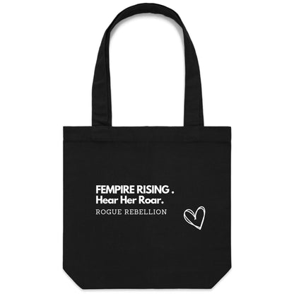 Fempire Rising Roar - Canvas Tote