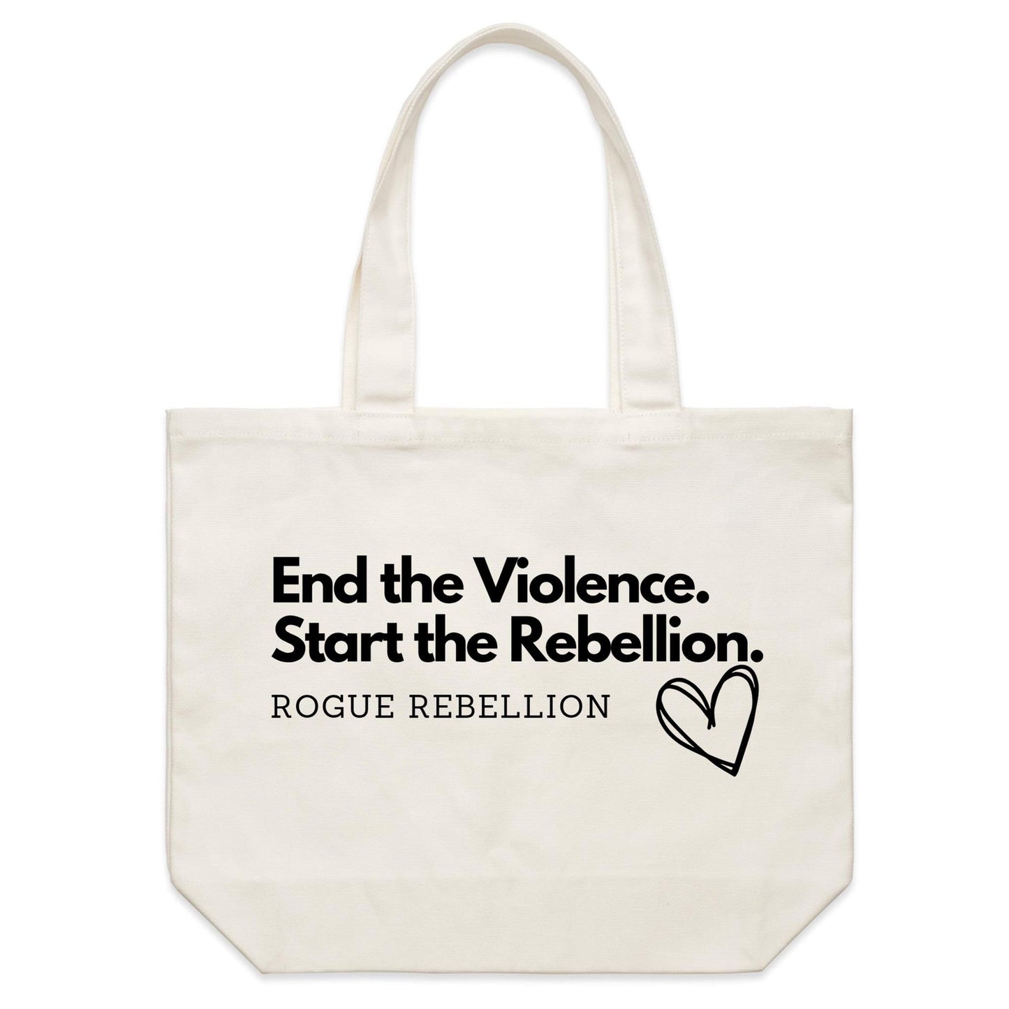 End Violence - Shoulder Canvas Tote Bag
