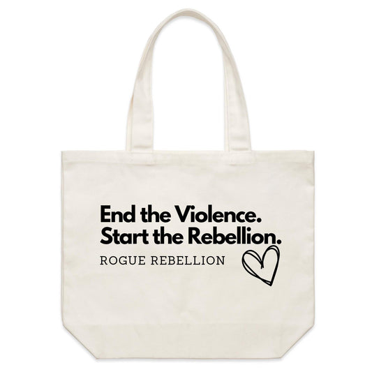 End Violence - Shoulder Canvas Tote Bag