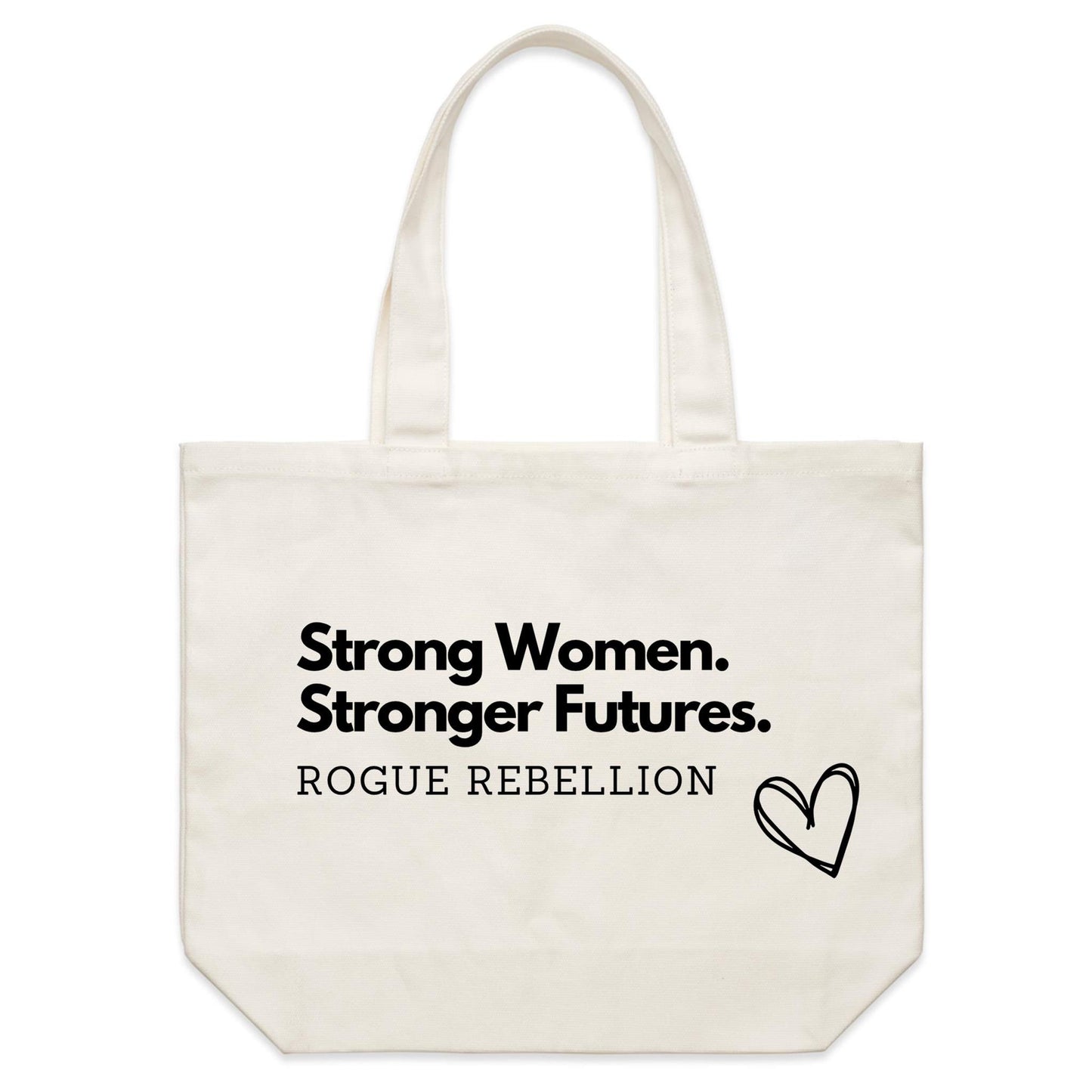 Strong Women Stronger Futures - Shoulder Canvas Tote Bag