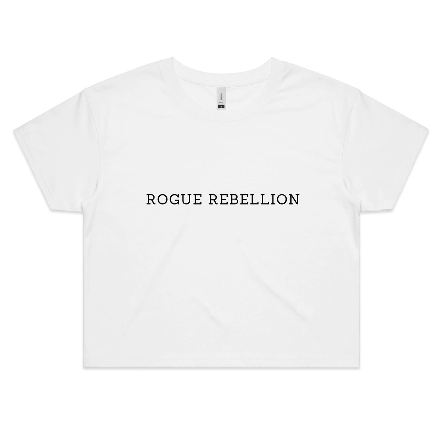 Rogue Rebellion Plain  - Women's Crop Tee