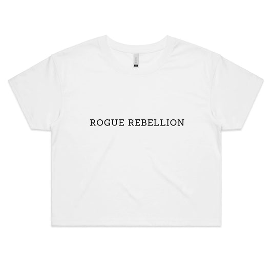Rogue Rebellion Plain  - Women's Crop Tee