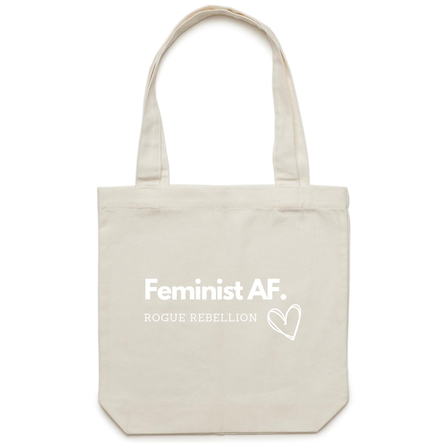 Feminist AF - Carrie - Canvas Tote Bag