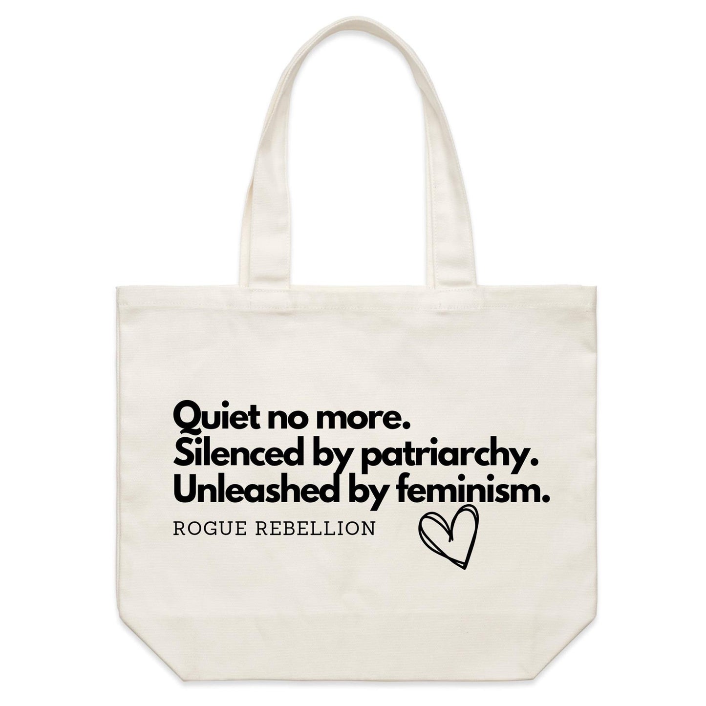 Unleashed Feminism - Shoulder Canvas Tote Bag