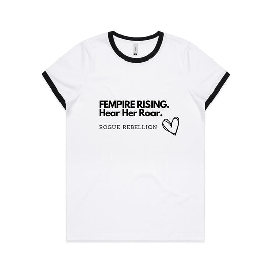 Fempire Women's Ringer Tee