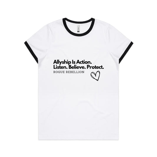 Allyship In Action -  Ringer Tee
