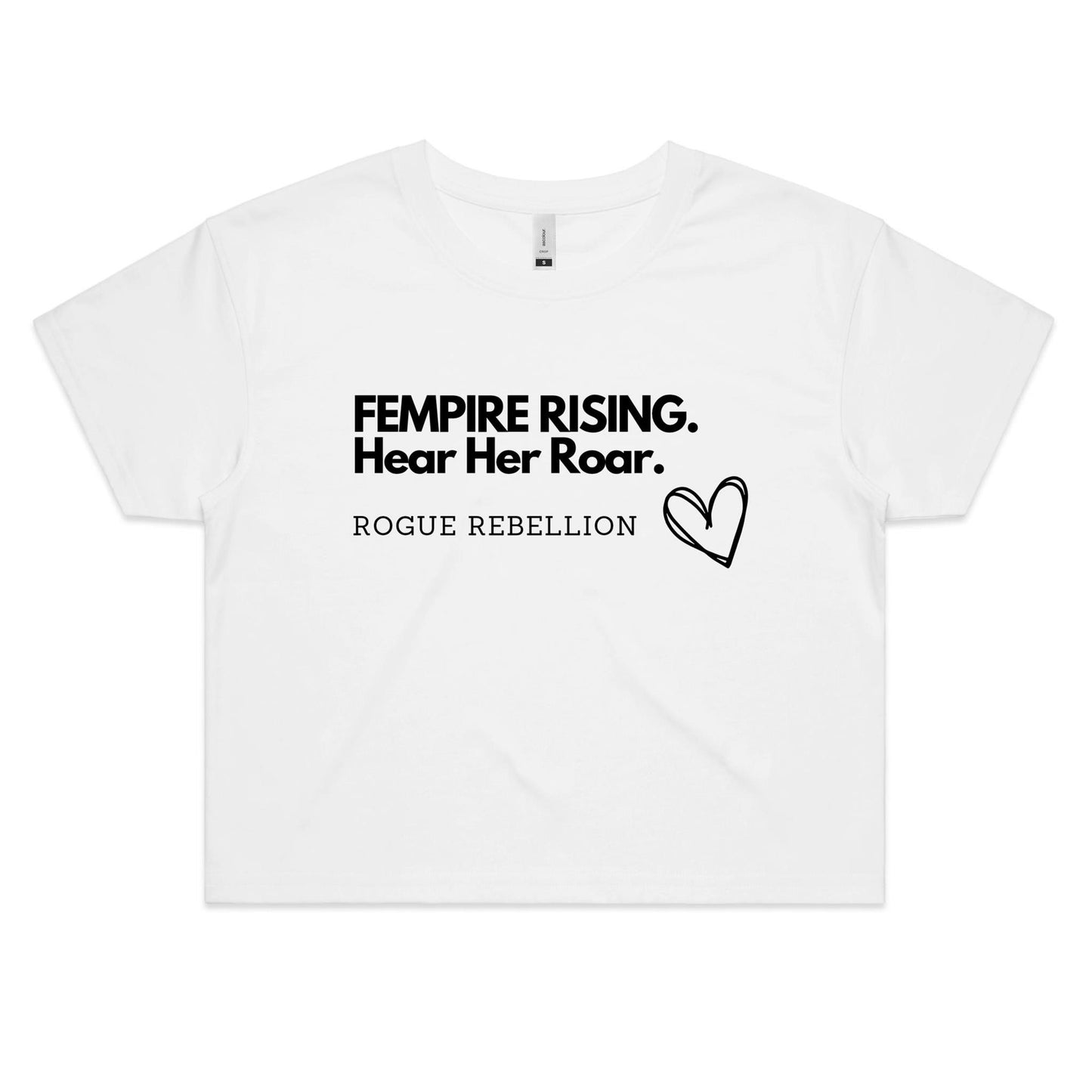 Fempire Rising - Women's Crop Tee