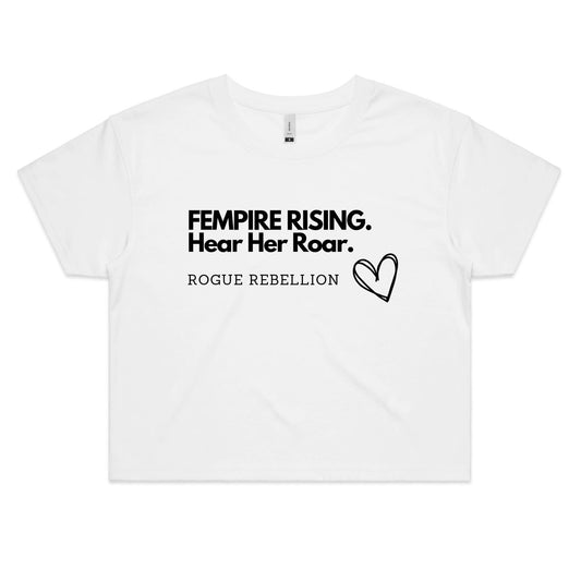 Fempire Rising - Women's Crop Tee