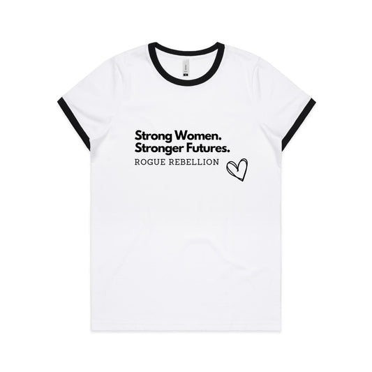 Strong Woman - Ringer Tee