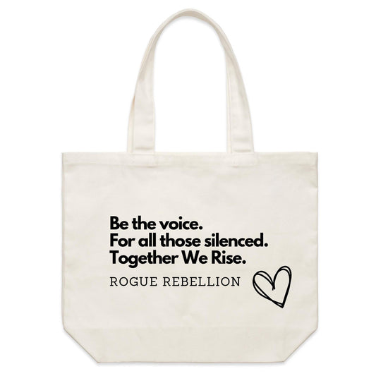 Be the Voice - Shoulder Canvas Tote Bag